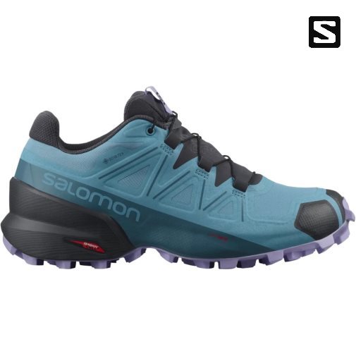 Turquoise Salomon Speedcross 5 GTX Women's Trail Running Shoes | IE UN0634